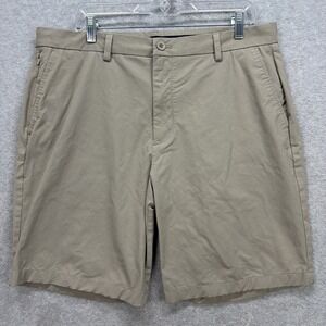 Vineyard Vines Shorts Mens 40 Tan On The Go OTG Stretch Chino Golf Performance